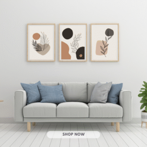 Abstract Boho Wall Art Print Set (Digital Download)