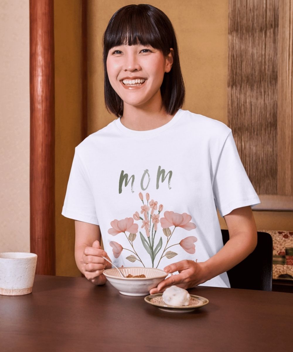 Mom Floral Tee — "Mom, Make Others Matter" Shirt - Image 2