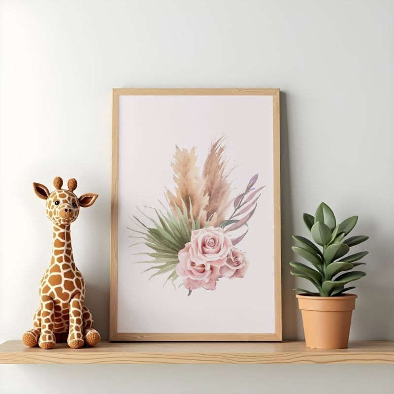 Floral Boho Wall Art Print Set (Digital Download) - Image 3