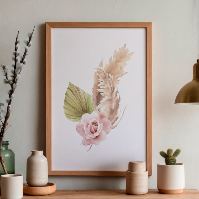 Floral Boho Wall Art Print Set (Digital Download) - Image 4